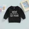 Hoodies Sweatshirts Citgeett Autumn Toddler Boy Girl Pullover Sweatshirt Casual Letter Printed Long Sleeve Tops Fall Spring Clothes 220826