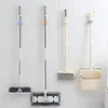 Wall Mounted Mop Organizer Holder Brush Broom Hanger Home Storage Rack Bathroom Suction Hanging Pipe Hooks by sea