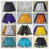 Tyrese Maxey Basketball Shorts Hip Pop Pop elastico in vita Dennis Rodman Panting corse che corre Tyrone Bogues Bogues indossano pantaloni orientali occidentali