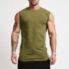 Gym Workout Ärmelloses Shirt Tank Top Männer Bodybuilding Kleidung Fitness Herren Sportwear Westen Muscle Männer Tank Tops 220614