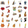 50pclot Nowe naklejki ScoobyDoo Prezenty SCOOB Party Supplies Toys Winylowa naklejka winylowa dla dzieci Graffiti z deskorolką 4293108