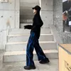 Houzhou Y2K Szerokie nogi Pant Oversize Harajuku Hippie Streetwear Koreański Mody Spodnie dla Kobiet Estetyczne 220325