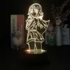 Ночной проектор Light светодиодные бесконечные стратос Charlotte Dunois 3D Table Lamp Kids Gift Nightlight Control Control