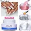 Tinovo 30ml Gel Hard Poly Poly Gel Polish UV Builder Lak Jelly White Clear Pink Camouflage French French for Pain Extension 220527