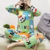 Wholesale Women Pajamas Sets Spring Autumn Thin Carton Generation Women Long Sleepwear Suit Home Women Gift Ladies Pyjamas Set 220421