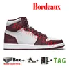 مع Jumpman 1 OG 1S Mens Basketball Shoes Heritage Bordeaux Bred Batent Hyper Royal University Blue Obsidian UNC Twist Dark Mocha Women