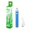 5pcs Original Green Package Evod Ego Micro USB Passthrough Charge Vape Batter