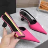 Sandalias de diseñador de tacón alto de aguja de verano para mujer, zapatos de tacón alto de moda hermosos para mujer, diseño encantador