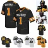 Nik1 2021 Missouri Tigers Football Jersey NCAA College 34 Larry Rountree III 9 Jalen Knox 1 Tyler Badie 3 Drew Lock 3 Shawn Robinson 14 Dominic