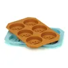 6 chocolate silicone bitcoin mold ice cube fondant patisserie candy mold cake mode decoration clouds baking accessories DH4323