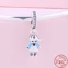 925 Sterling Silver Dangle Charm 소년 소녀 엄마 아빠 조부모 시리즈 시리즈 구슬 피트 팬도라 매력 팔찌 DIY 보석 액세서리