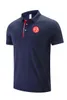 22 Rot-Weiss Essen Polo 레저 여름 남성과 여성을위한 셔츠 통기성 드라이 아이스 메쉬 패브릭 스포츠 티셔츠 로고는 사용자 정의 할 수 있습니다.