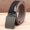 Belts High Quality Women Men Knitted Silver Automatical Buckle Belt Woven Canvas Elastic Braided Stretch Plain Webbing StrapBelts