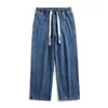 Calça Jeans Masculina Casual Vintage Roupas Largas Calças de Perna Reta Moda Coreana Homem Streetwear Pop Harajuku Calças Grandes J220629