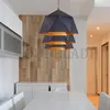 Pendant Lamps Dia 25cm Modern Living Room Macarons Lights Polygonal Diamond Lampshade E27 Nordic Restaurant Home Decor LampsPendant