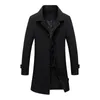 Hommes Trench Coats Mode Hommes Angleterre Style Business Manteau Veste Long Coupe-Vent Pour Homme Printemps Automne Survêtement Grande Taille M-4XLMen '