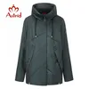 Astrid Winter Women's Coat Kobiety długa ciepła parka moda gruba kurtka biologiczna bio-Down High Quality Clothing 9298 201128