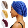 Muslimsk flätad turban bohemisk stretch headwrap för caps kvinna islamisk bandana hijab kvinnlig turban hårtillbehör turbante mujer
