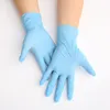 100ピース/パックの使い捨て可能なニトリルラテックスクリーニング手袋滑り止め抗酸ゴム製皿洗い手袋