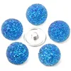 Partia luzem 18 mm przycisk Snap Button Charms Acryl Forn Snaps dla wymiennych bransoletki Noosa Fashion Biżuteria sprawiają, że dostawcy