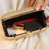 Evening Bags Clutch Bag For Women Prola Designer Luxury Handbag Diamond Wedding Night Bag Gold Silver Shoulder Crossbody Bag X473h 220325
