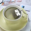 Infuseur à thé en acier inoxydable avec outils de plateau d'égouttage, Mini filtre à thé en forme de maison, passoire à herbes, service à thé KDJK2203