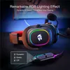 Hörlurar Hörlurar Redragon H510 Zeus X Wired Gaming Headset RGB Lighting 7.1 Surround Sound Multi Platforms Hörlurar Fungerar för PC PS4H