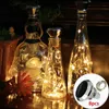 Cordes 8 pièces énergie solaire bouteille de vin liège lumières 2m 20LED lumière extérieure guirlande fée chaîne pour mariage fête décor lampe