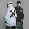 2022 neue Astronaut Hoodie männer Hip Hop Laser Druck Reflektierende Funktions Jacke Teen Lose Streetwear