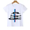 T-shirt Classic Boy Cool T-shirt Unny Car T-shirt M3 E30 F36 Top estivi per bambini Abbigliamento manica corta Baby Tee Girls Supercar TeeT-shir