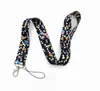 Cell Phone Straps Charms 10pcs Japan cartoon Keys Mobile Lanyard ID Badge Holder neck Rope Keychain for girls whole Party Go2651405