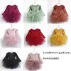 Girls Dresses Baby Girl Princess Tulle Fluffy Long Sleeve Infant Toddler Puffy Tutu Black Green Party Pageant Dance Clothes 110Y 220915