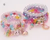 Multi Candy beads kids Lucky Jewelry Bracelet Happy Children love heart Charms bracelets Girl Student gift