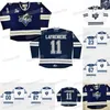 MitNess Rimouski Oceanic Hockey Maglie 11 Alexis Lafreniere 23 Frederik Gauthier 67 Michael Frolik 87 Sidney Crosby Custom CHL Bianco Navy Blue