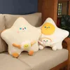 cm Plush Bread Pillow Cute Simulation Food Toast Soft Doll Star Shaped Cushion Home Decoration Kids Toys Birthday Gift J220704