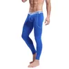 WJ Men S Long Johns Sleep Pants Thermal Pants Bamboo Fiber Mens Winter Pants Tight Slim Underwear LJ201110