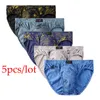 5pcs/Lot 7XL Cotton Men Briefs Men's Underwear Male Briefs Underpants for Men Panties Mens Pant Men Shorts Comfortable pattern T220816