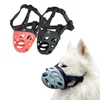 Focinho respirável cesto fuzzles cão para pequena máscara de cachorro médio médio grande para morder latido mastigando produtos de treinamento animal de estimação