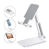 Universal Desk Mobile Phone Holder Stand foldable retractable for iPhone 14 13 iPad Metal Adjustable Desktop Tablet video live with retail package DHL 95Z5