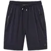 Large Men s Shorts Mesh Elastic Summer Breeches 8XL 6XL Big Size Clothing Nylon Black Grey Spandex Sweat Plus 220714