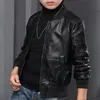 Arrived Boys Coats Autumn Sets Winter Fashion Korean Childrens Plus Velvet Warming Cotton Pu Leather Jacket For Kids4607998