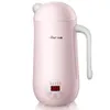 Różowy Mini Blender Soymilk Maker 350ml 1-2 osoba gospodarstwo domowe 10H Robable Mikser Food Electric Soysmilk Machine