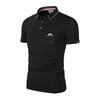 Herrpikétröjor Sommar Golfskjortor Herr Snabbtorkande Andas Polyester/Spandex Kortärmade Toppar Kostymer T-shirtsHerr Herr Herr