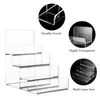 Ganci Rotaie Espositore Portamonete Organizer Portaoggetti Acrilico Rack Portafogli Scaffali Custodia Organizzatori semplici Scaffali Borse Stand DesktopHo