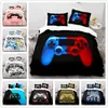 3D Digital Printing Home Textile Bedding Gamer Game Handle Quilt Cover Three Piece Set