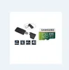 DHL配信16G/32GB/64GB/128GB/256GB SAMSUNG EVO SELECT MICRO SD CARD/SMARTPHONE SDXCストレージカード/TFカード/HDカメラメモリカード100MB/S