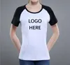 DIY-T-Shirts, individuell gestaltete Damen-T-Shirts mit Raglanärmeln und Ihrem eigenen Logo als OEM-T-Shirts in einfarbiger Farbe mit grafischem Bild- und Textdruck HFCMT005