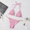 Designer Toppar Dam Badkläder Sexiga Bikinis Set Dam Sommar Baddräkt Mode Strandbaddräkt 001