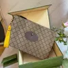 Med Box Herr Dam Clutch Väskor designer handväska dubbel-bokstavstryck djurmönster lyxväskor paket hög kvalitet
