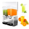 36l Desktop Automático Equipamento de processamento de alimentos Duas -cilindro duplo espremedor de bebidas frias e quentes de bebida dispensador de bebida de frutas